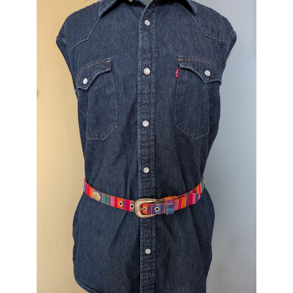 Vintage Southwestern Style Concho Belt By Fossil, Womens Size Large - Picture 9 of 11
